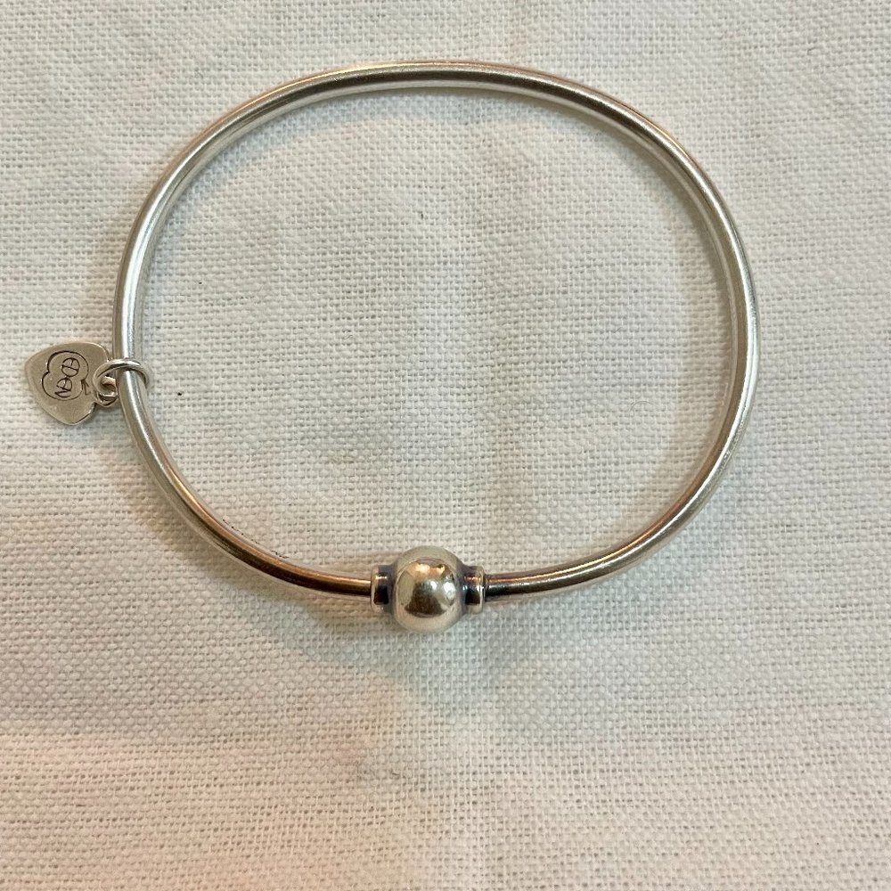 Eden Hand Arts Sterling silver screwball Cape Cod bracelet